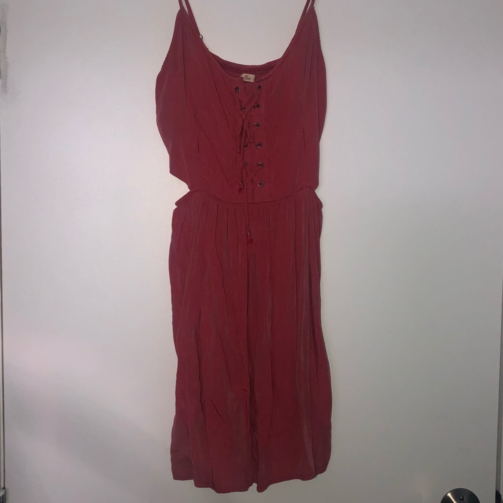 Hollister cutout Red Sundress